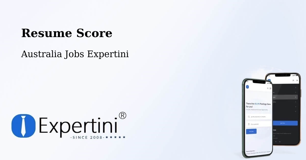 Resume Score & Job Description Match Tool – Clearview - Australia Jobs Expertini